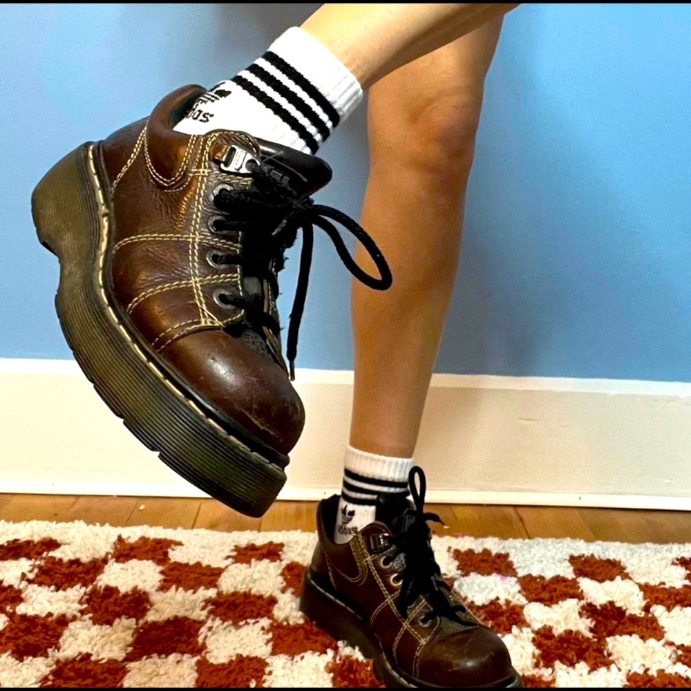 Dr. Martens Brown Lace Up Boots
